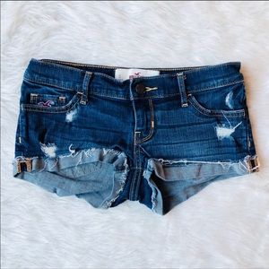 Hollister Distressed Jean Shorts
